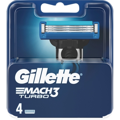 Gillette alt Gillette Mach3 Turbo 4-pack Rakblad