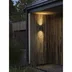 Temi Vägglampa upp/ned LED GU10 Svart med Klart glas