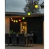 Ljusslinga E27 med 10 LED-lampor, solpanel & fjärrkontroll