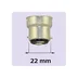 Bailey LED lågvoltslampa 2700K 330lm B22d 4W 12-42V
