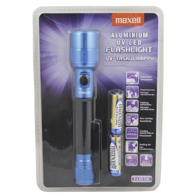 MAXELL alt Maxell Aluminiumficklampa med UV-LED