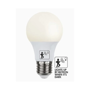 E27 LED-lampa rörelsesensor 4,3W (40W) 2700K