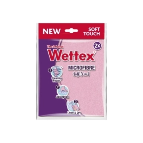 Wettex Mikrofiberduk Soft 3in1, 2-pack