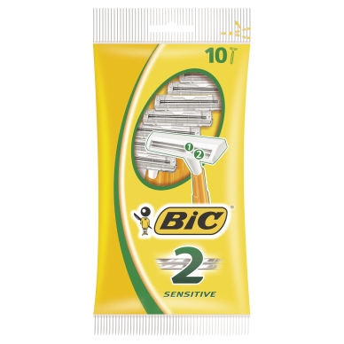 Bic alt Bic Sensitive rakhyvel 2-blad, 10 st